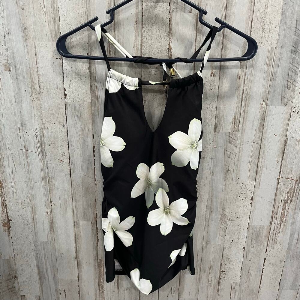 New Ralph Lauren Swim Tankini Top Villa Floral High Neck LROHQ89 Sz 6